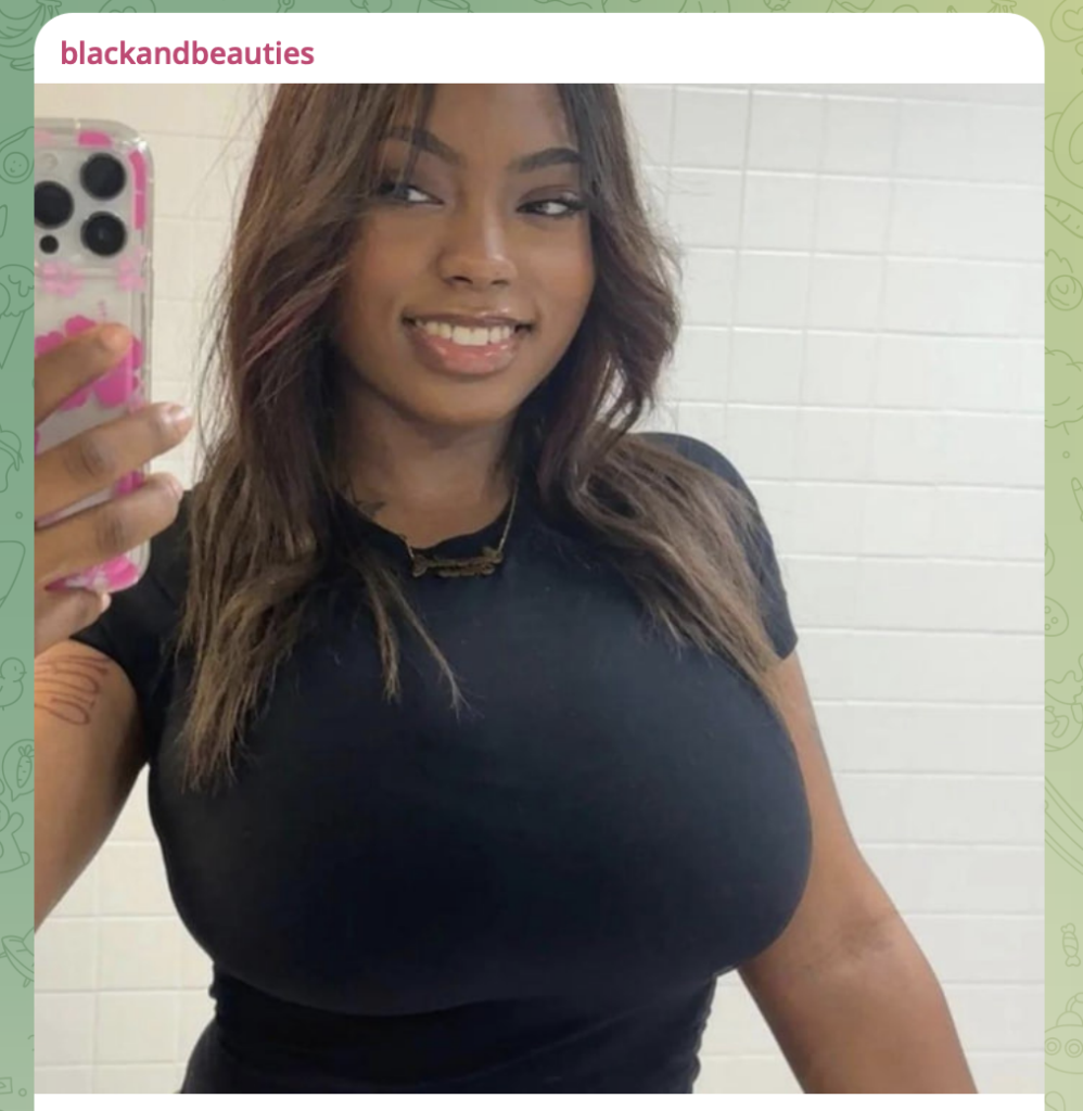 Lien canal Telegram rencontre :
"blackandbeauties"